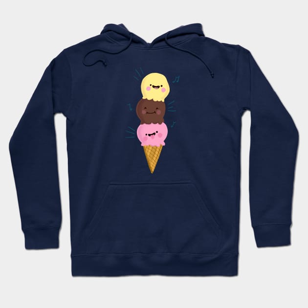 We All Scream For Ice Cream Hoodie by LittleBunnySunshine